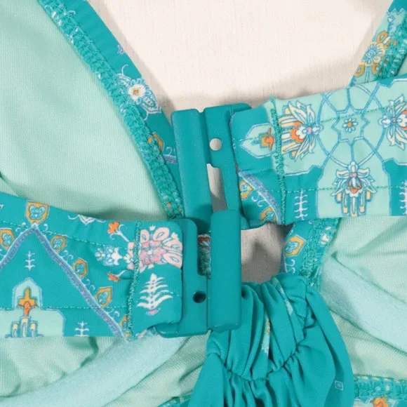 NWT Seafolly Inka Gypsy F Cup Halter Bralette Bikini Top - Picture 9 of 13